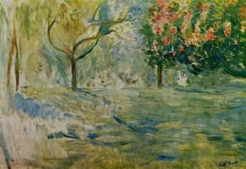 Berthe Morisot : Avenue du Bois de Boulogne in Spring